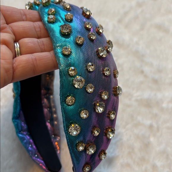 Iridescent Crystal-Embellished Headband - Picture 3 of 4